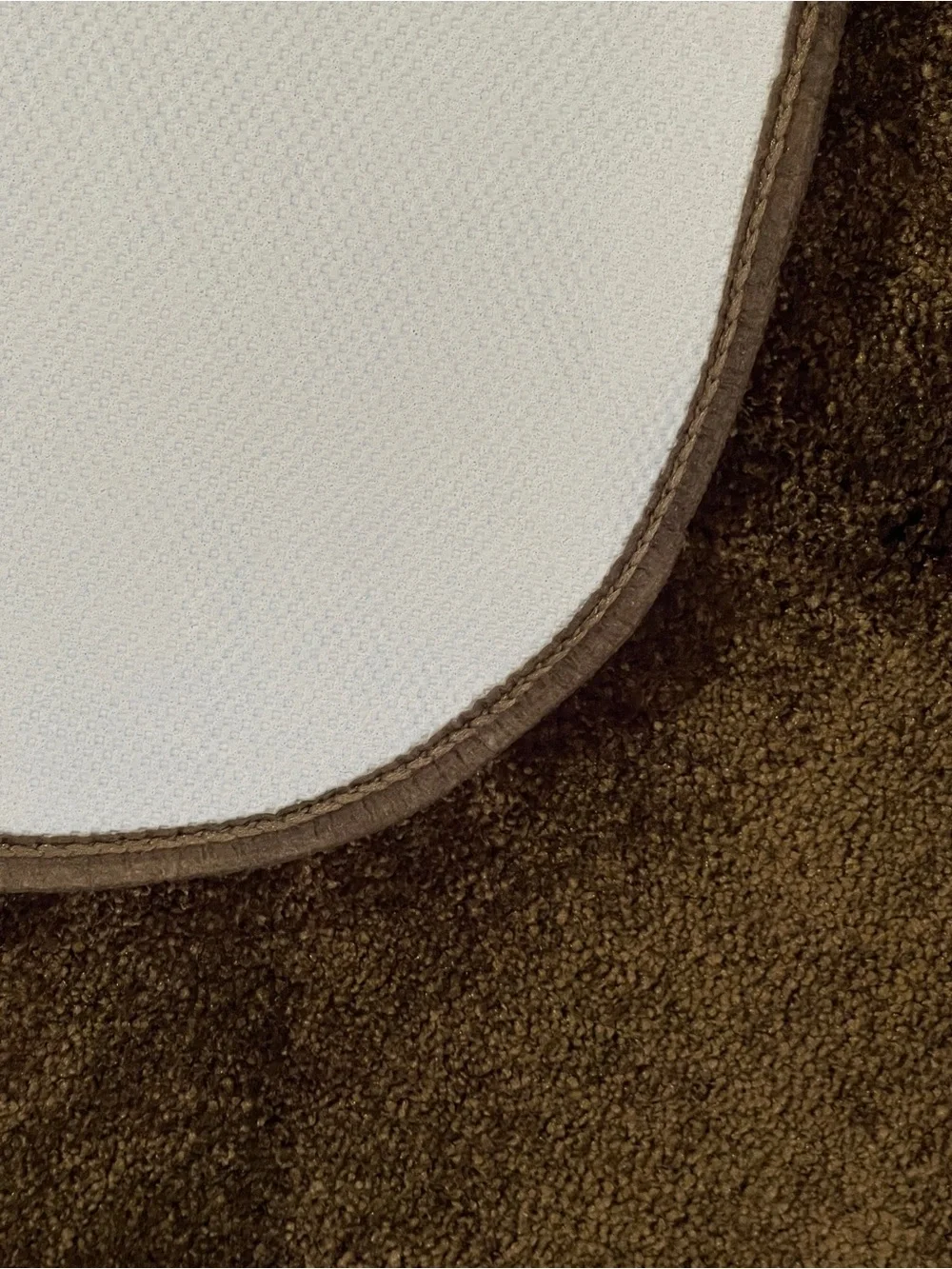 NEW Prestige Plush Bath Rug 30x50 Mocha Brown Soft Nylon Non-Slip Bathroom Mat